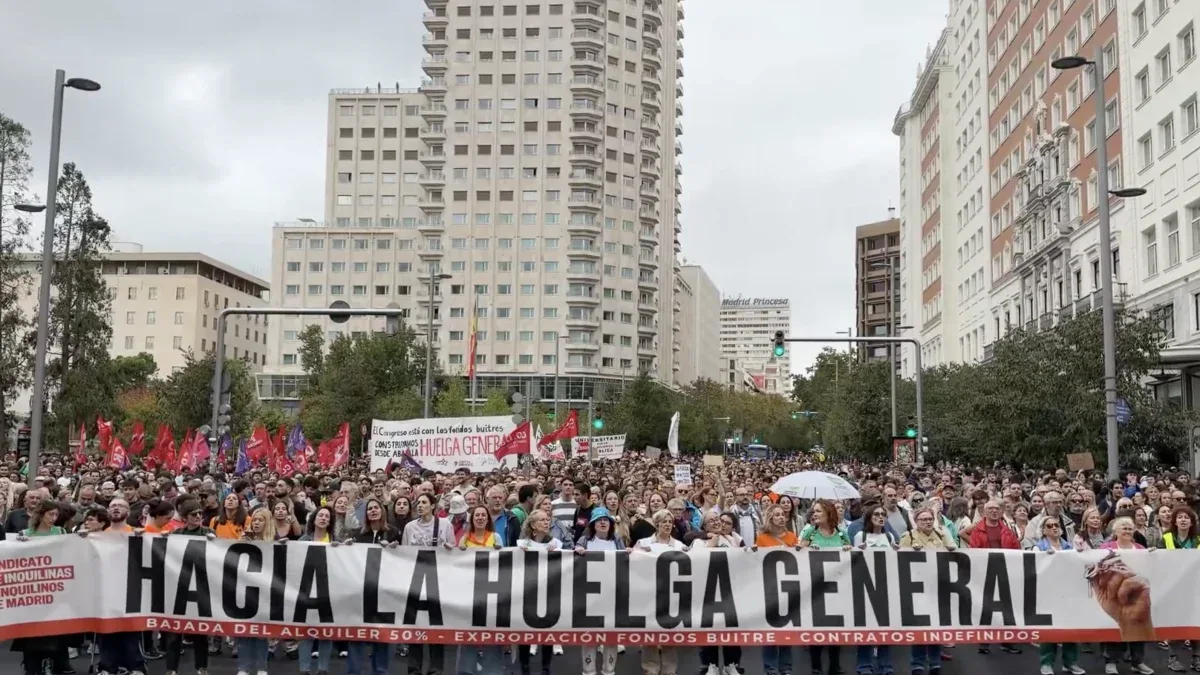 Manifestações pressionam governo espanhol por medidas para moradia