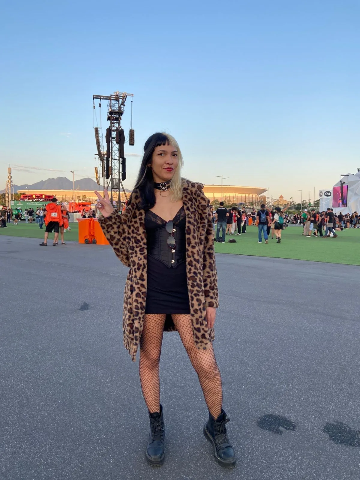 Rendas, transparências e estética gótica marcam o Rock in Rio