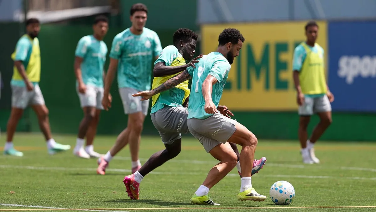 Palmeiras ajusta recuperação de Paulinho antes de duelo com o Bahia