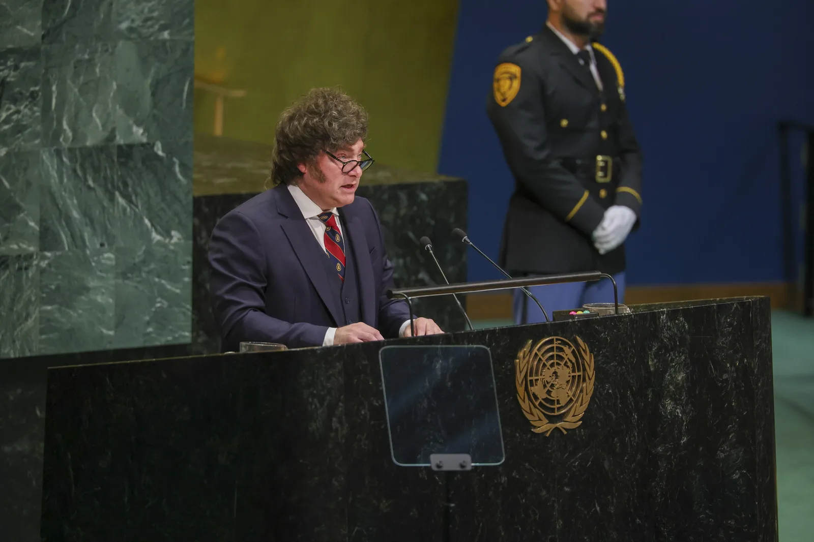 Milei critica ONU, acusa resposta à Covid-19 e reforça reivindicação pelas Malvinas