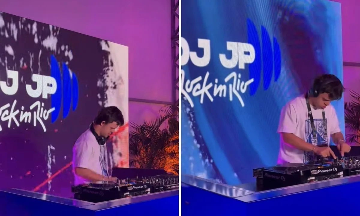 DJ JP, de 23 anos, é o primeiro com síndrome de Down no Rock in Rio