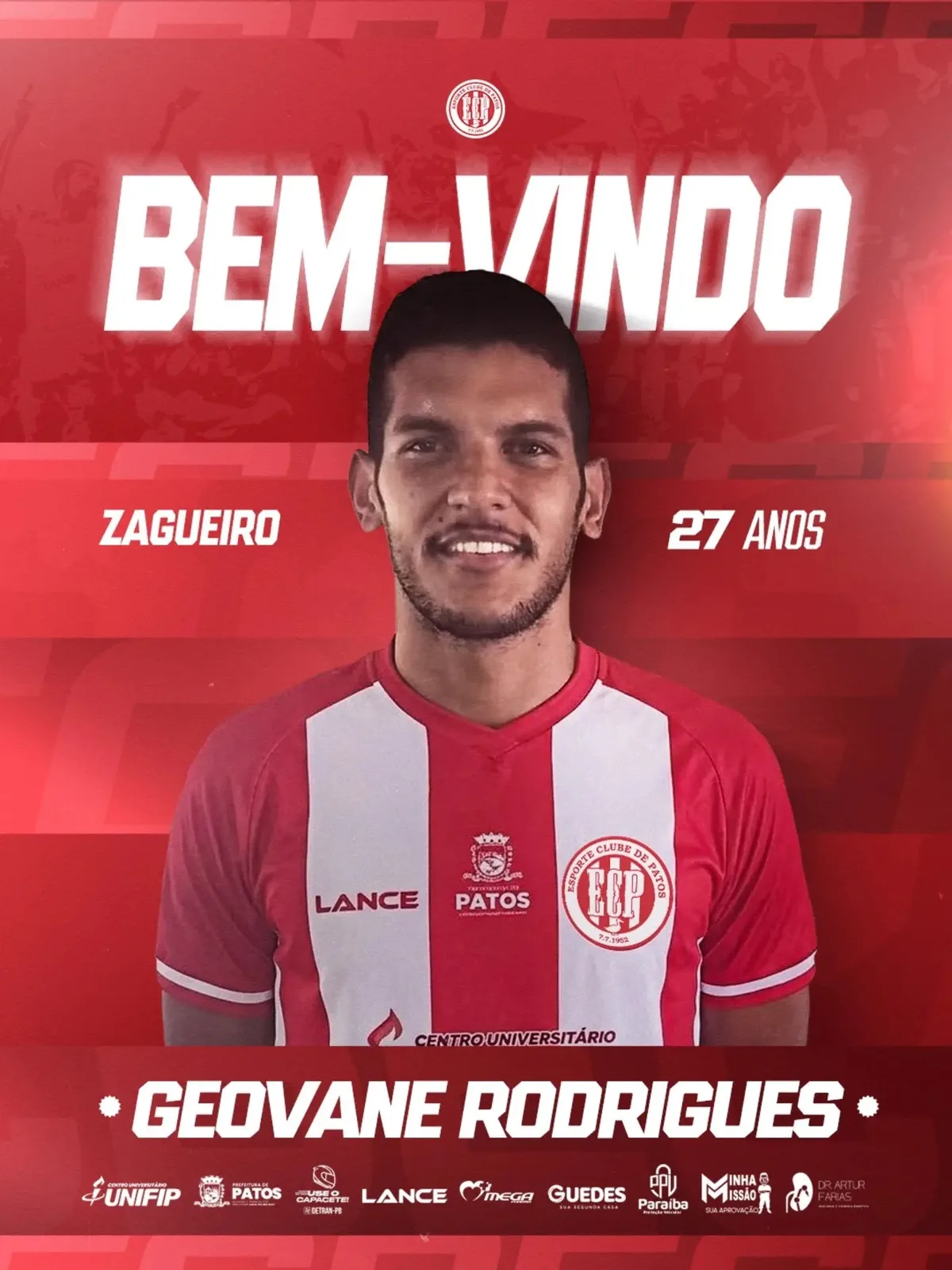 Esporte de Patos define estreia e incorpora quatro nomes ao elenco