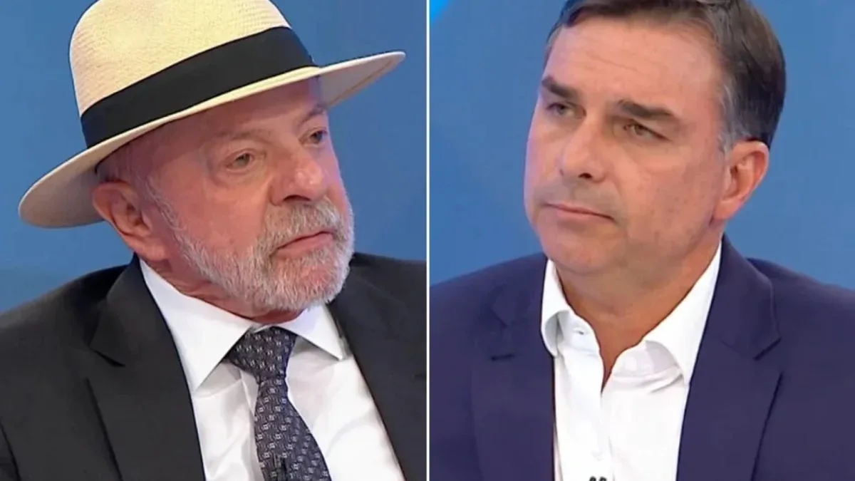 Flávio cita interferência nas eleições, e Lula defende projeto para o país