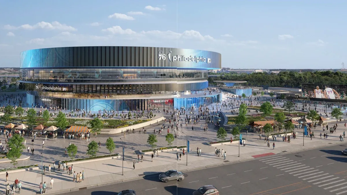 Arena de 76ers e Flyers prevê US$ 6 bilhões em atividade até 2030