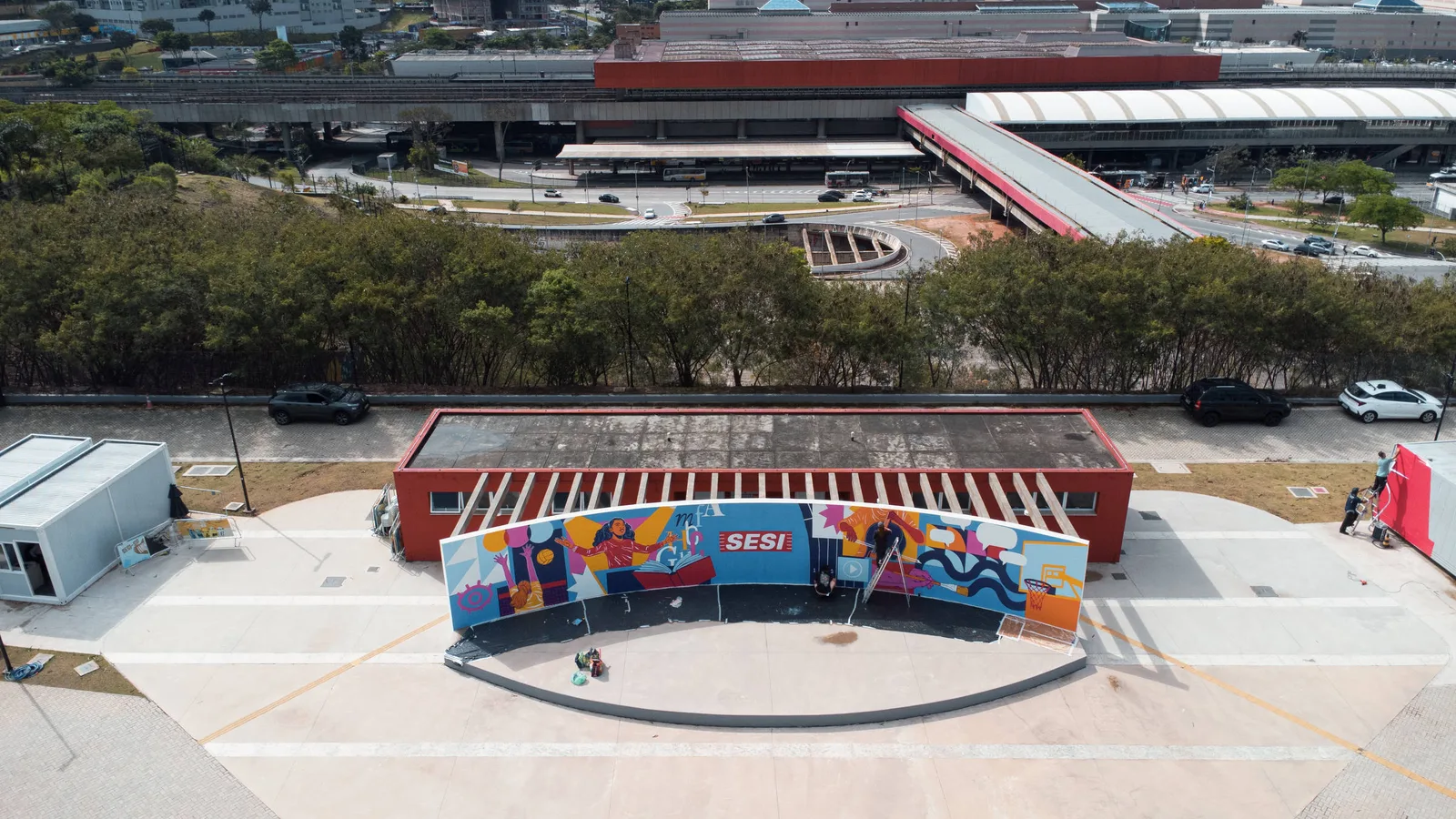 Novo espaço do Sesi em Itaquera reúne teatro, esportes e entrada livre