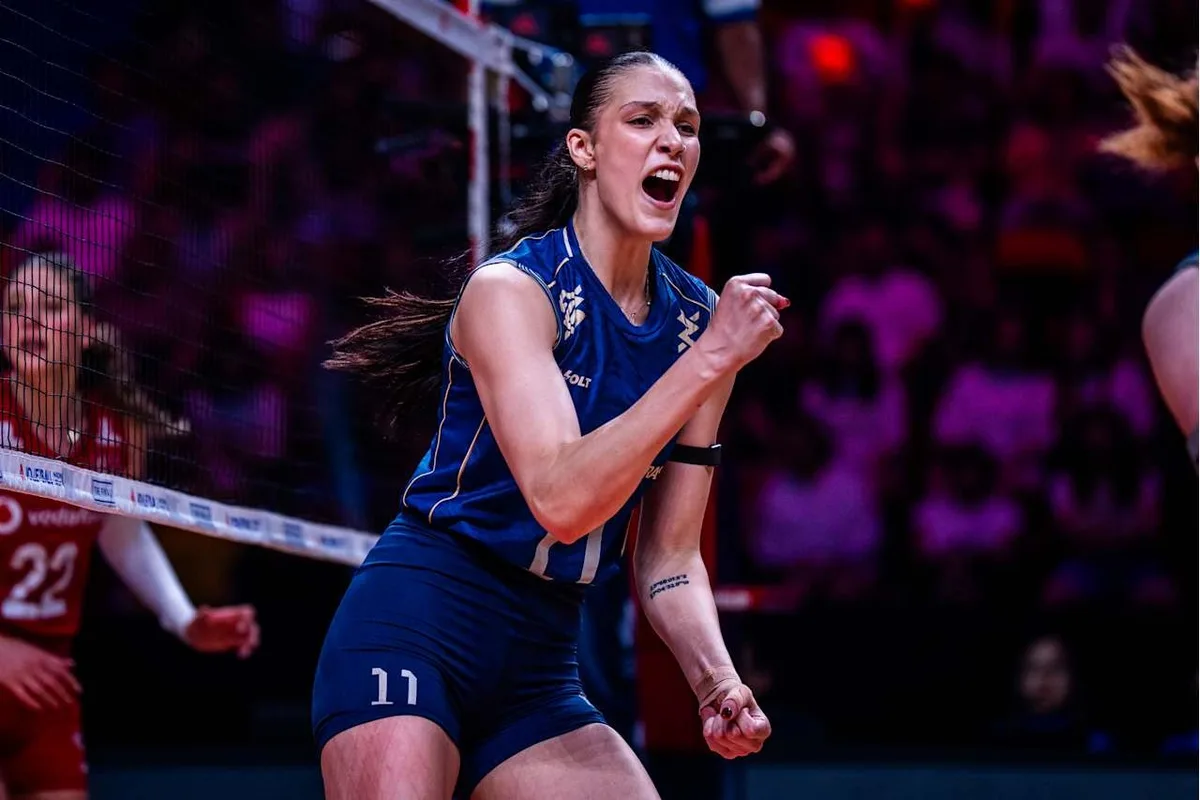 Luzia transforma chance na VNL em disputa por vaga olímpica no Brasil