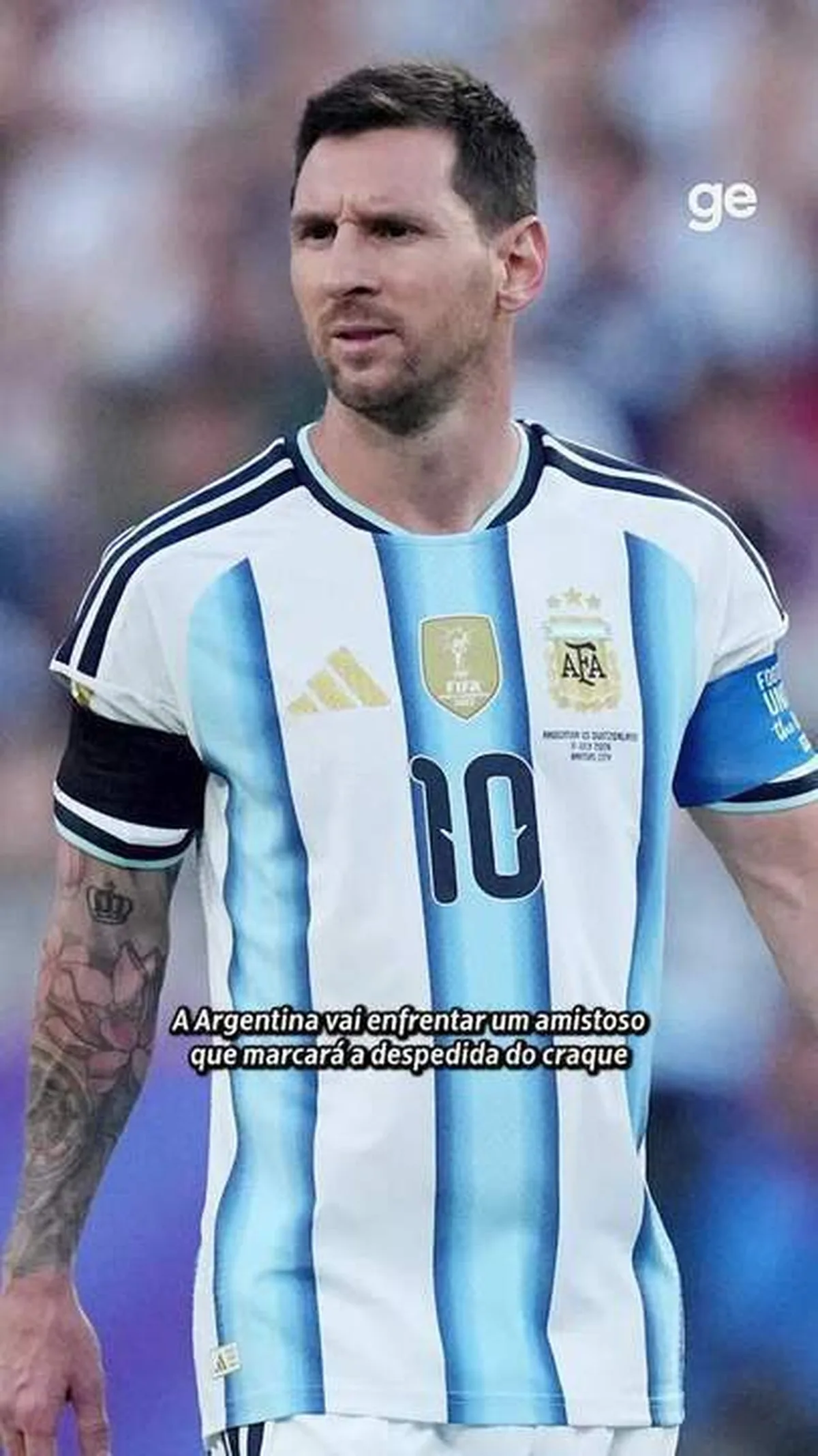 AFA prepara Fan Fest para despedida de Messi após venda recorde de ingressos