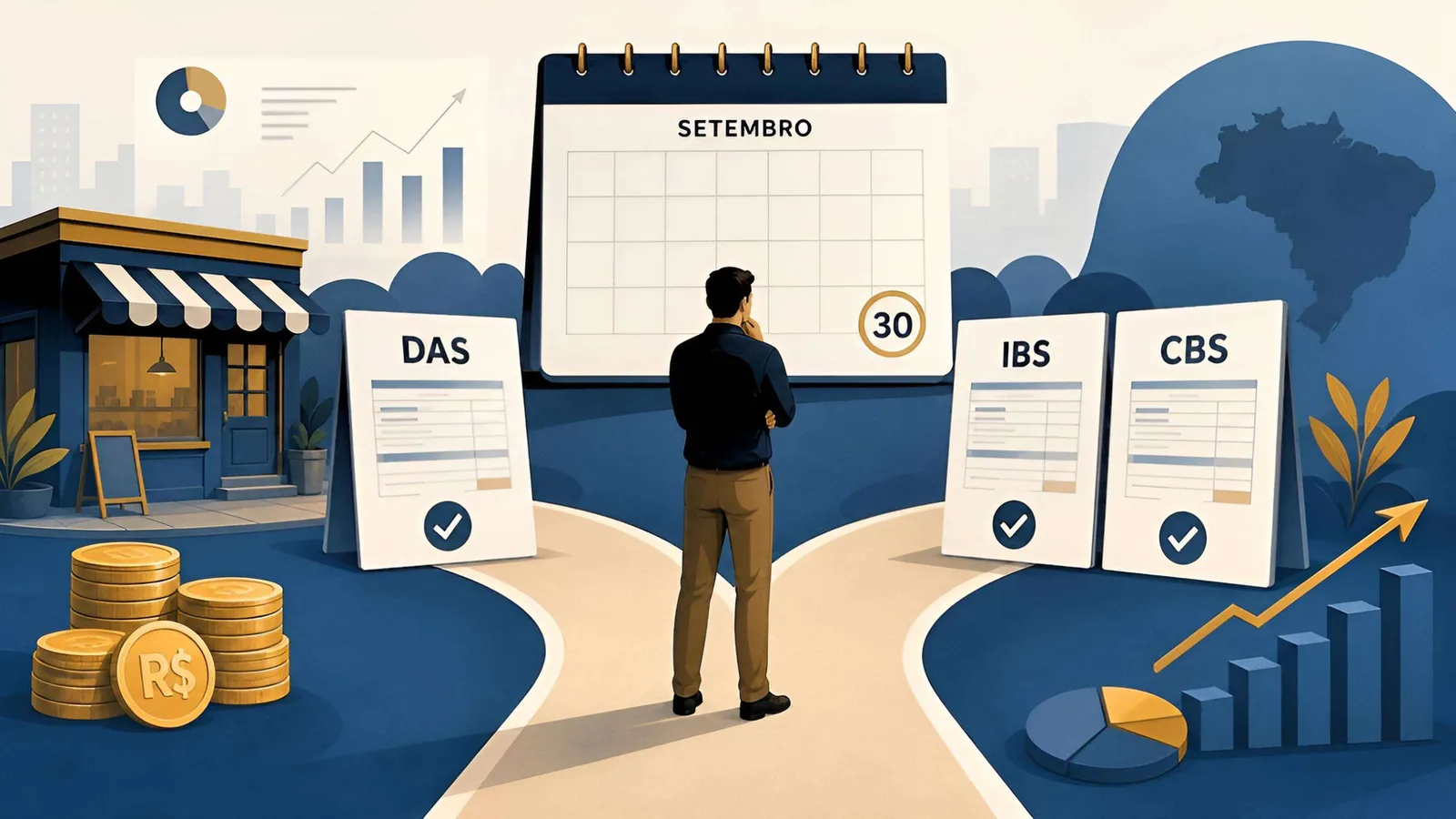 Simples Nacional permite escolher forma de recolher IBS e CBS até 30 de setembro