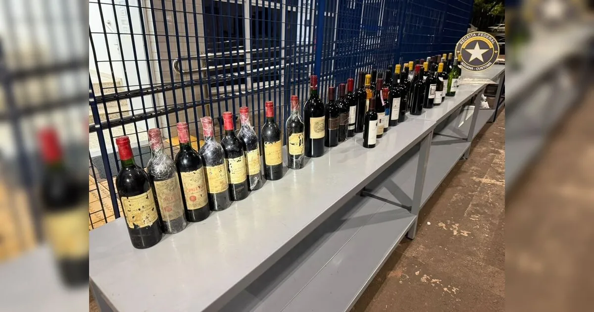 Vinhos sem documentação são levados à alfândega após fiscalização no Paraná