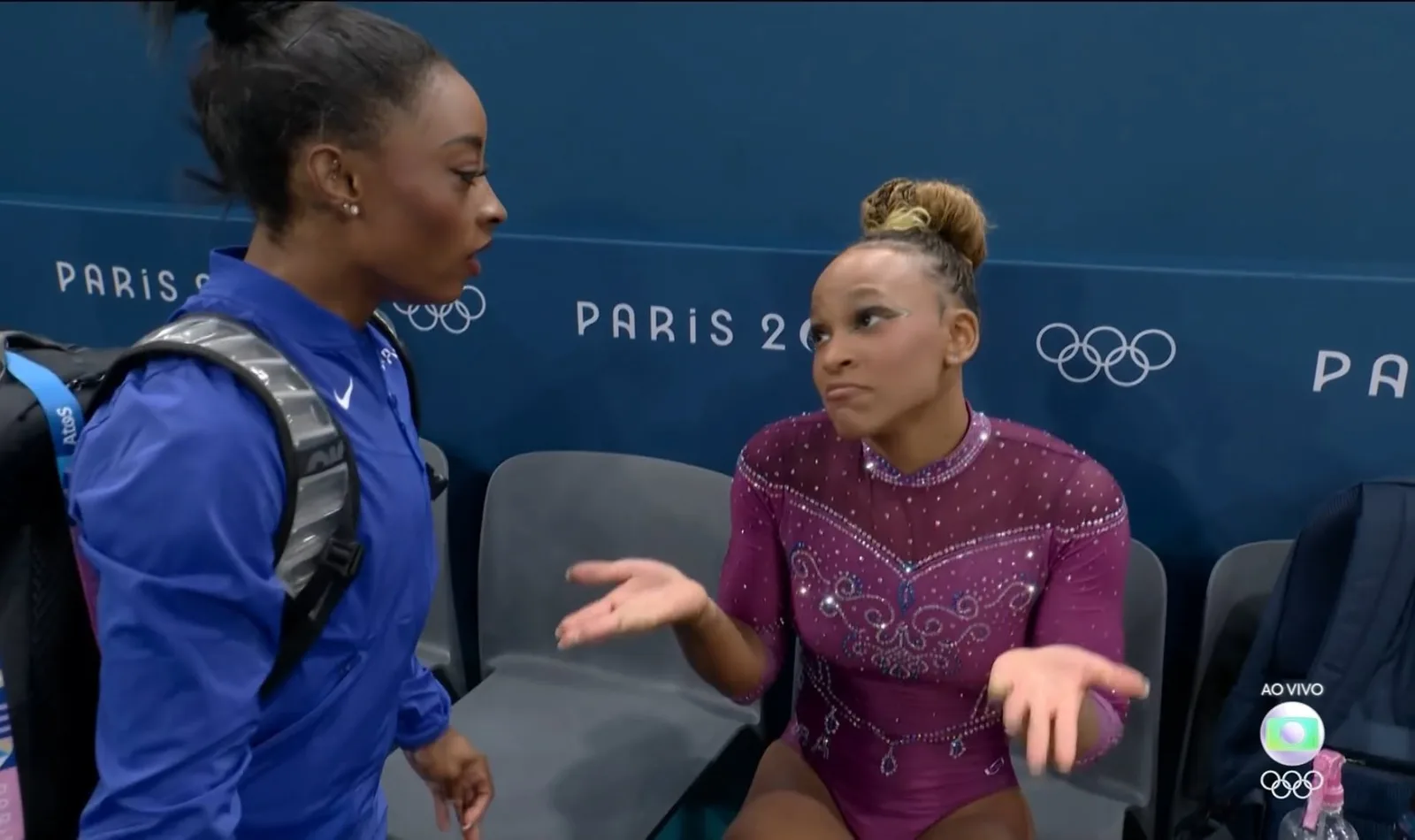 Biles condiciona possível retorno olímpico a acordo com Rebeca Andrade