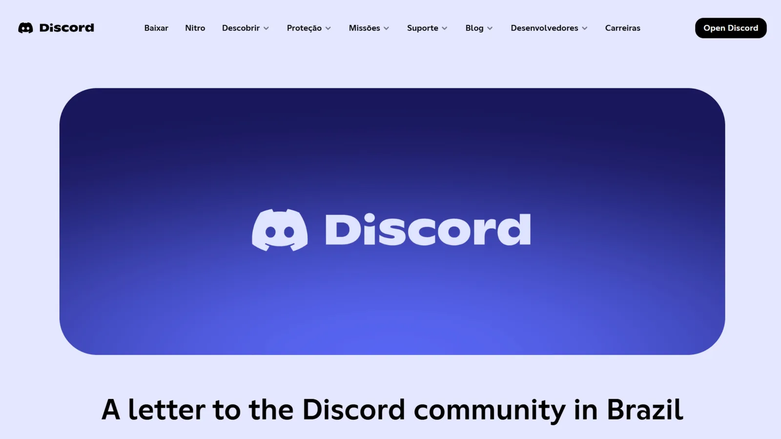 AGU pede novas medidas do Discord para proteger menores e mulheres