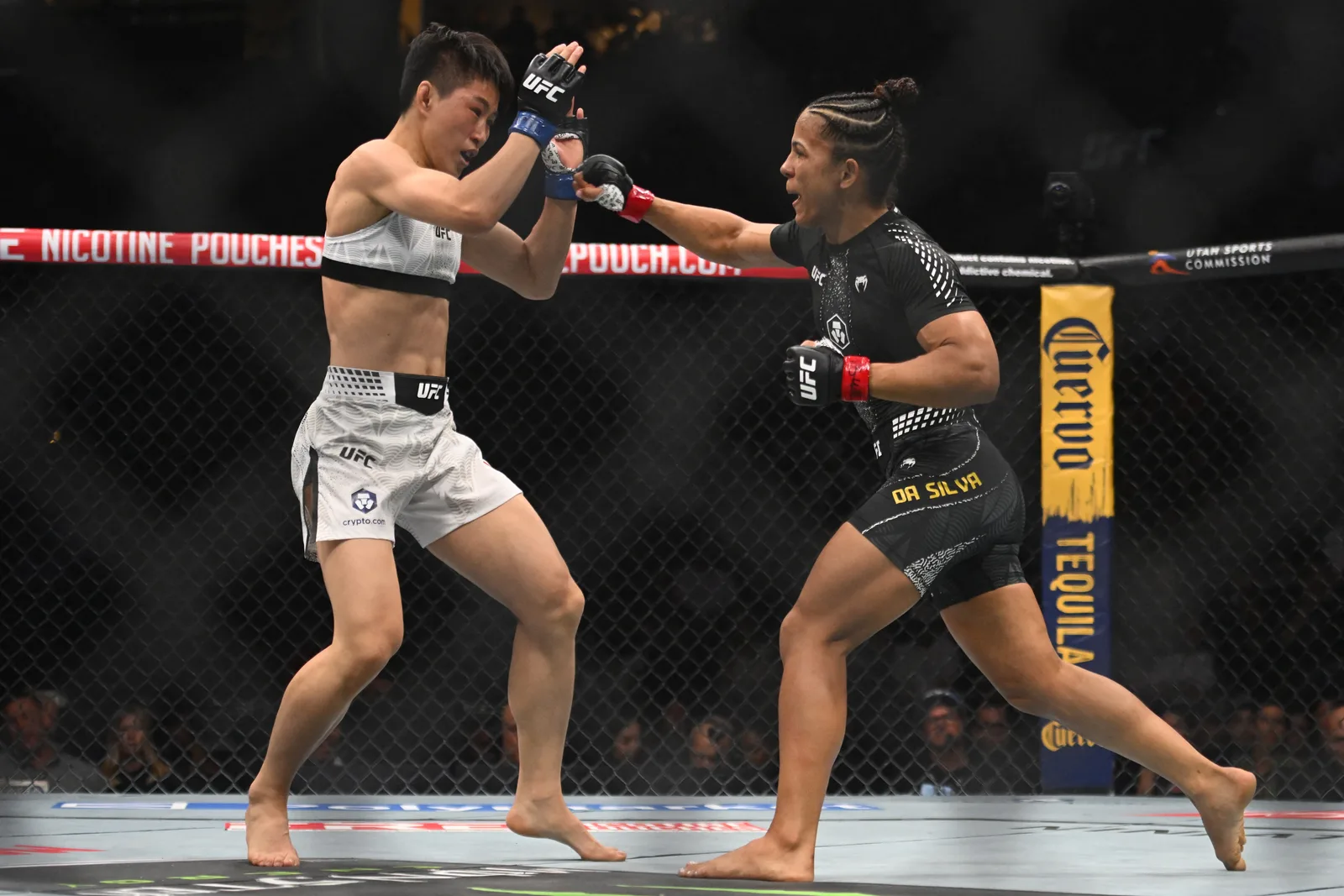 Natália Silva mantém invencibilidade e assume trono do UFC no peso-mosca