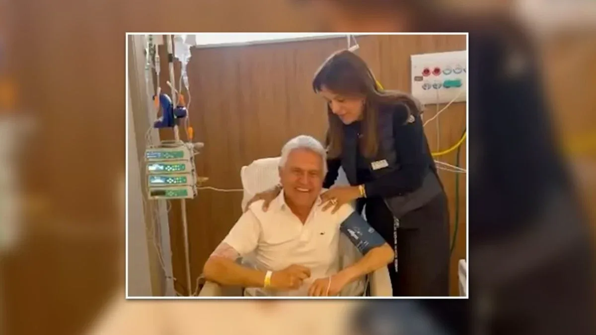 Ronaldo Caiado prevê alta de hospital em São Paulo no domingo