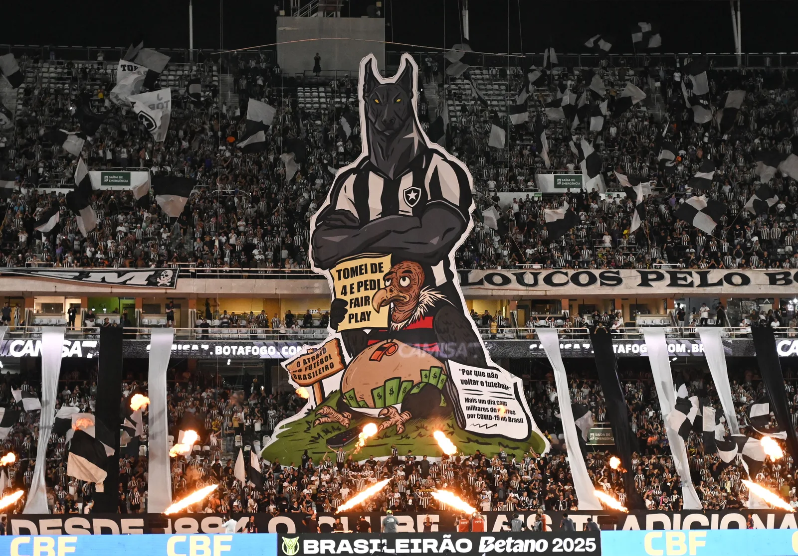 Cartões e desempenho em casa marcam preparação para Botafogo x Palmeiras