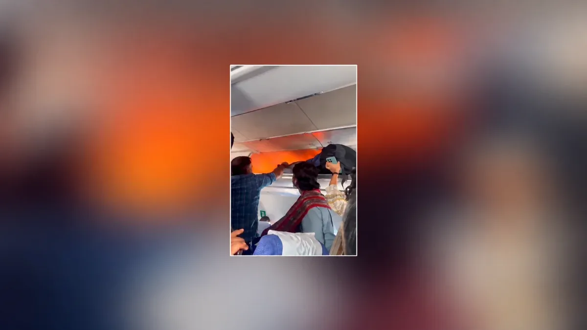 Fogo em carregador desvia voo da IndiGo para Hyderabad