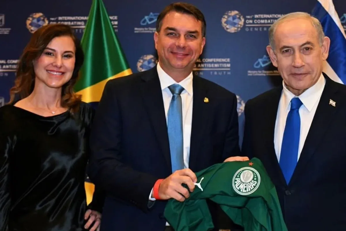 Netanyahu parabeniza Flávio Bolsonaro por votação e deseja vitória na etapa final