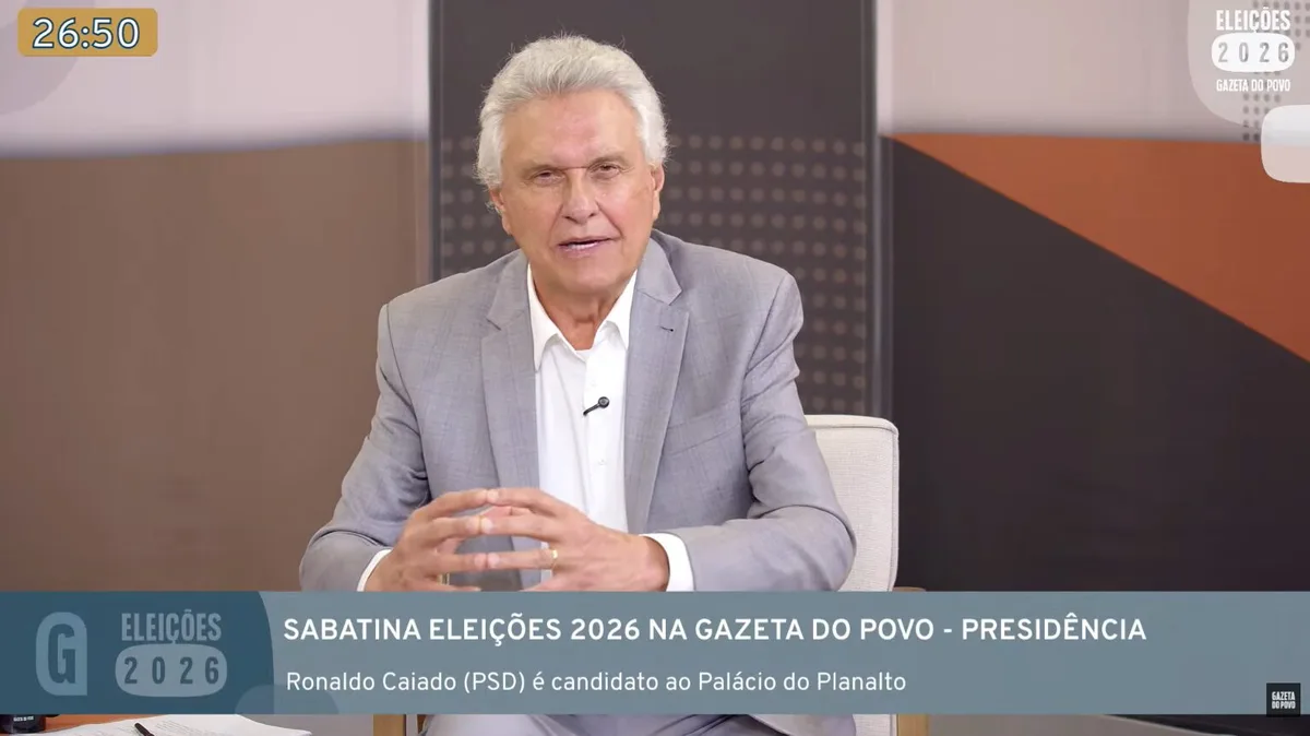 Caiado promete comparecer a todos os debates e ampliar exposição nacional