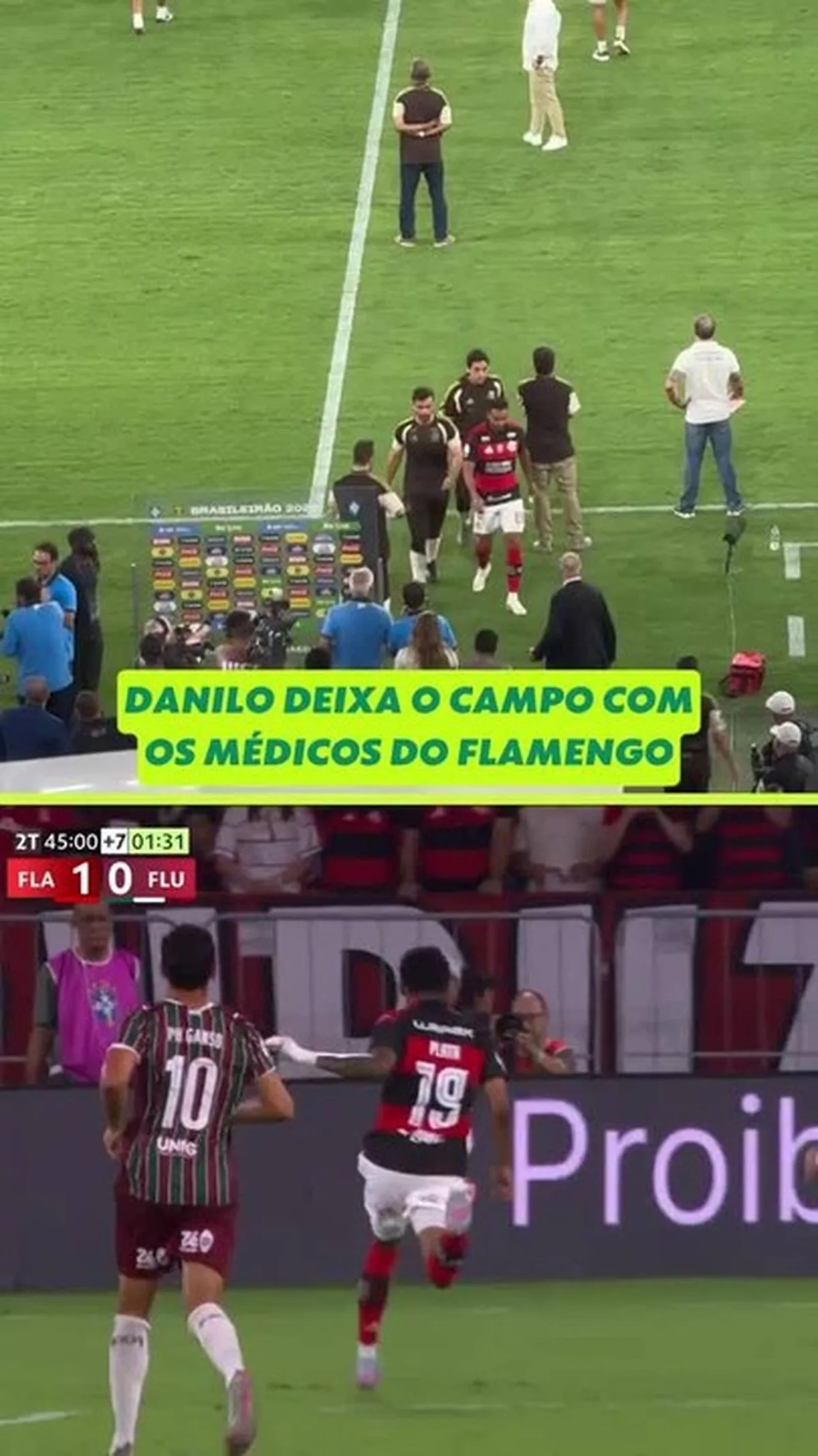 Danilo tem alta prevista após cirurgia na mandíbula e será desfalque do Flamengo