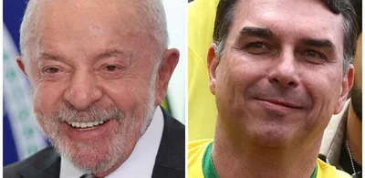 Flávio Bolsonaro associa Lula ao Tigrinho em ato de campanha em Aracaju