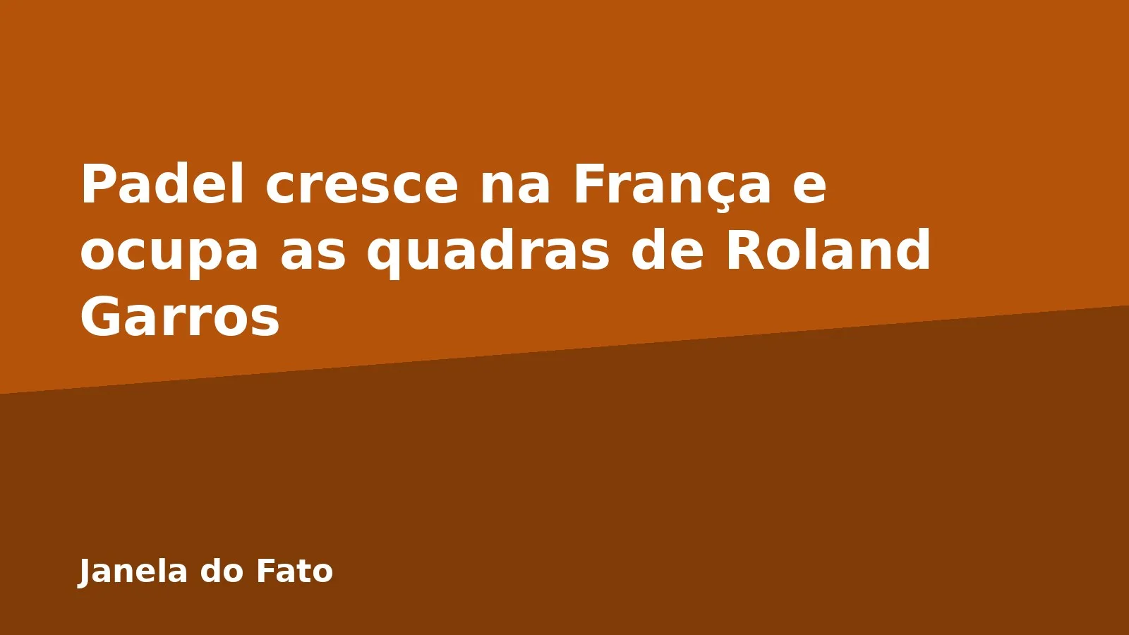 Padel cresce na França e ocupa as quadras de Roland Garros
