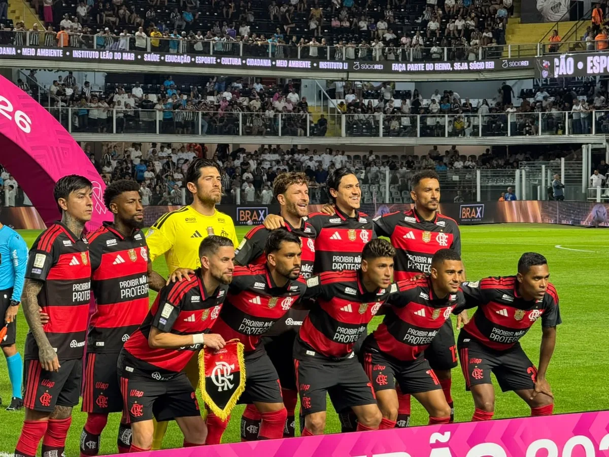 Rossi falha, Jorginho é expulso e Flamengo sofre empate do Santos