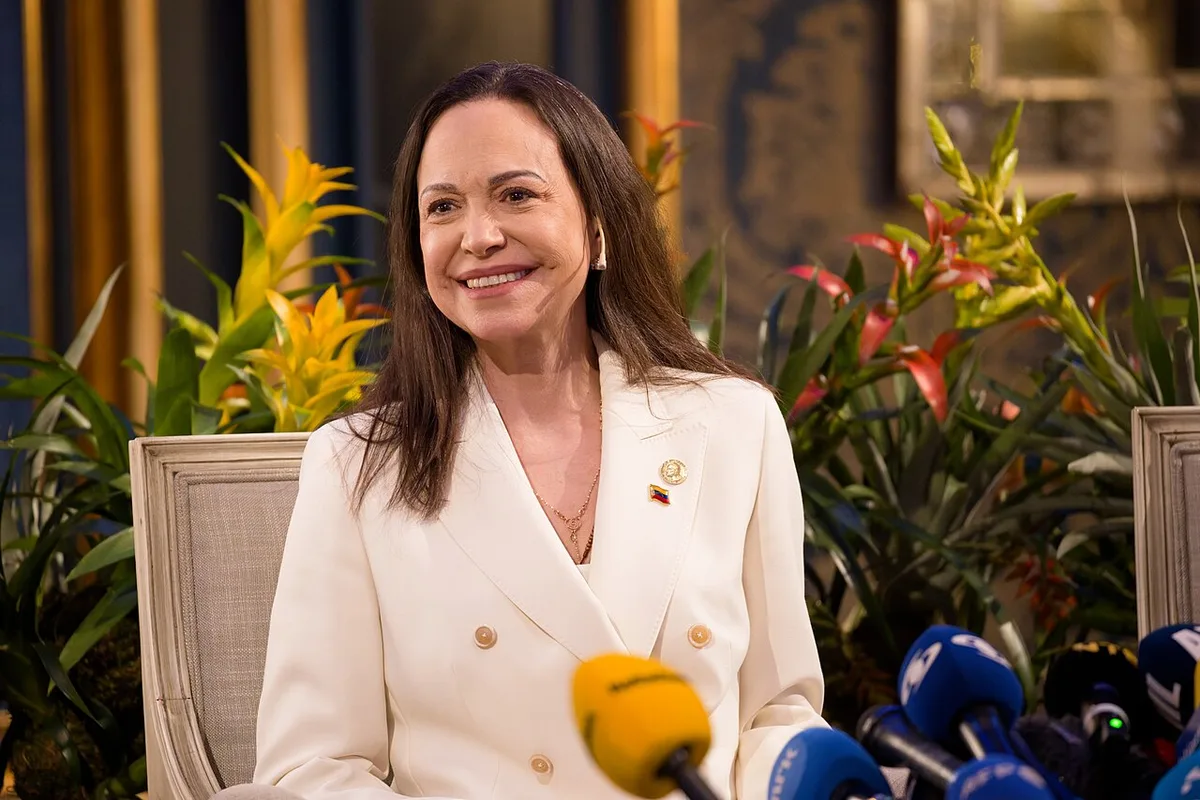 María Corina defende eleição presidencial na Venezuela até julho de 2027