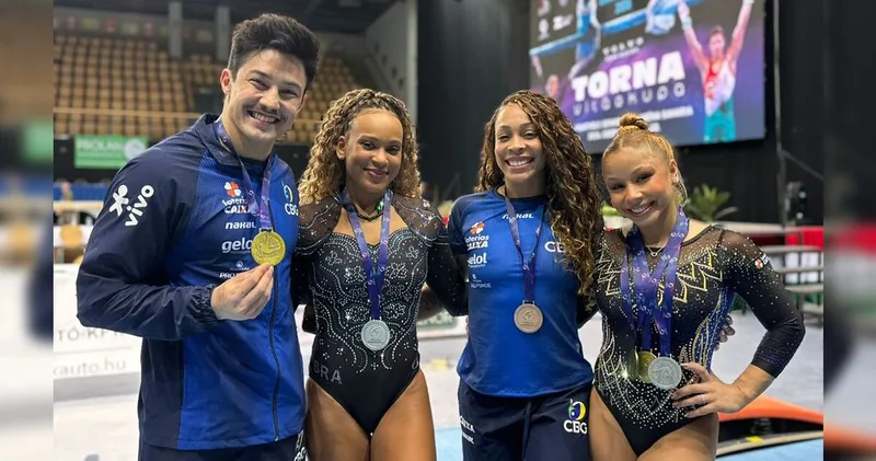 Brasil conquista cinco medalhas no último dia da Copa do Mundo na Hungria