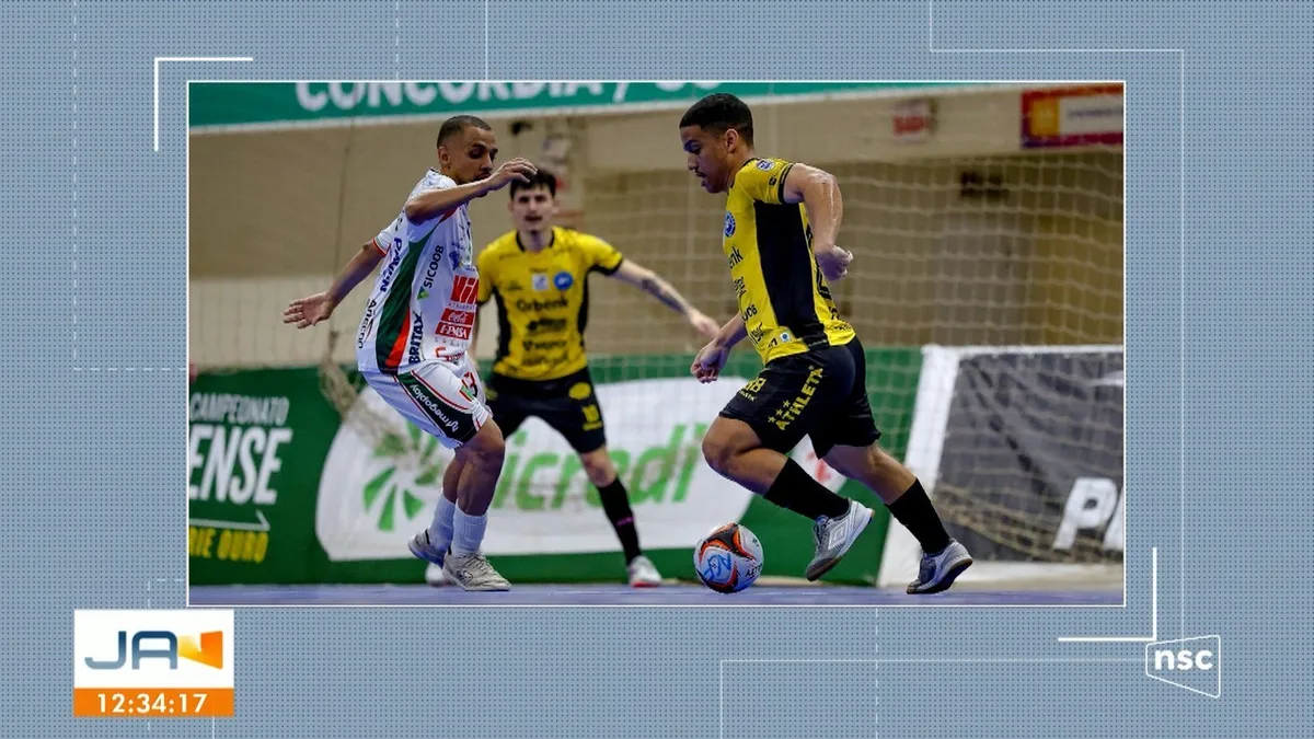 Criciúma busca reação no fim e empata com São João no Brasileiro de Futsal