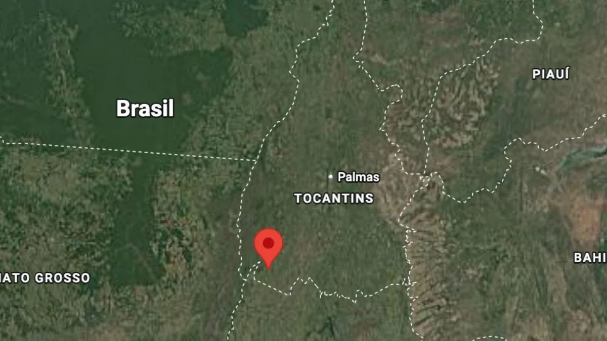 Abalo de magnitude 3,7 ocorre perto de Sandolândia, no Tocantins