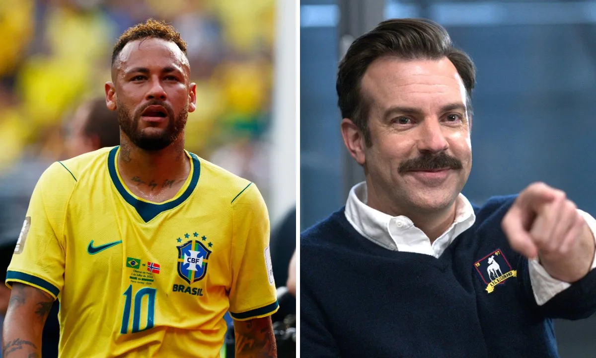 Ted Lasso faz referência a Neymar em discurso de treinador