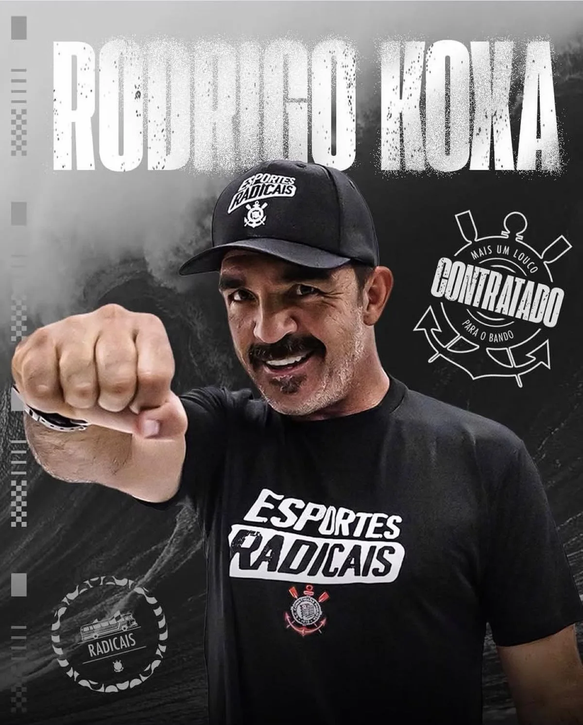 Rodrigo Koxa passa a representar o Corinthians no surfe de ondas gigantes