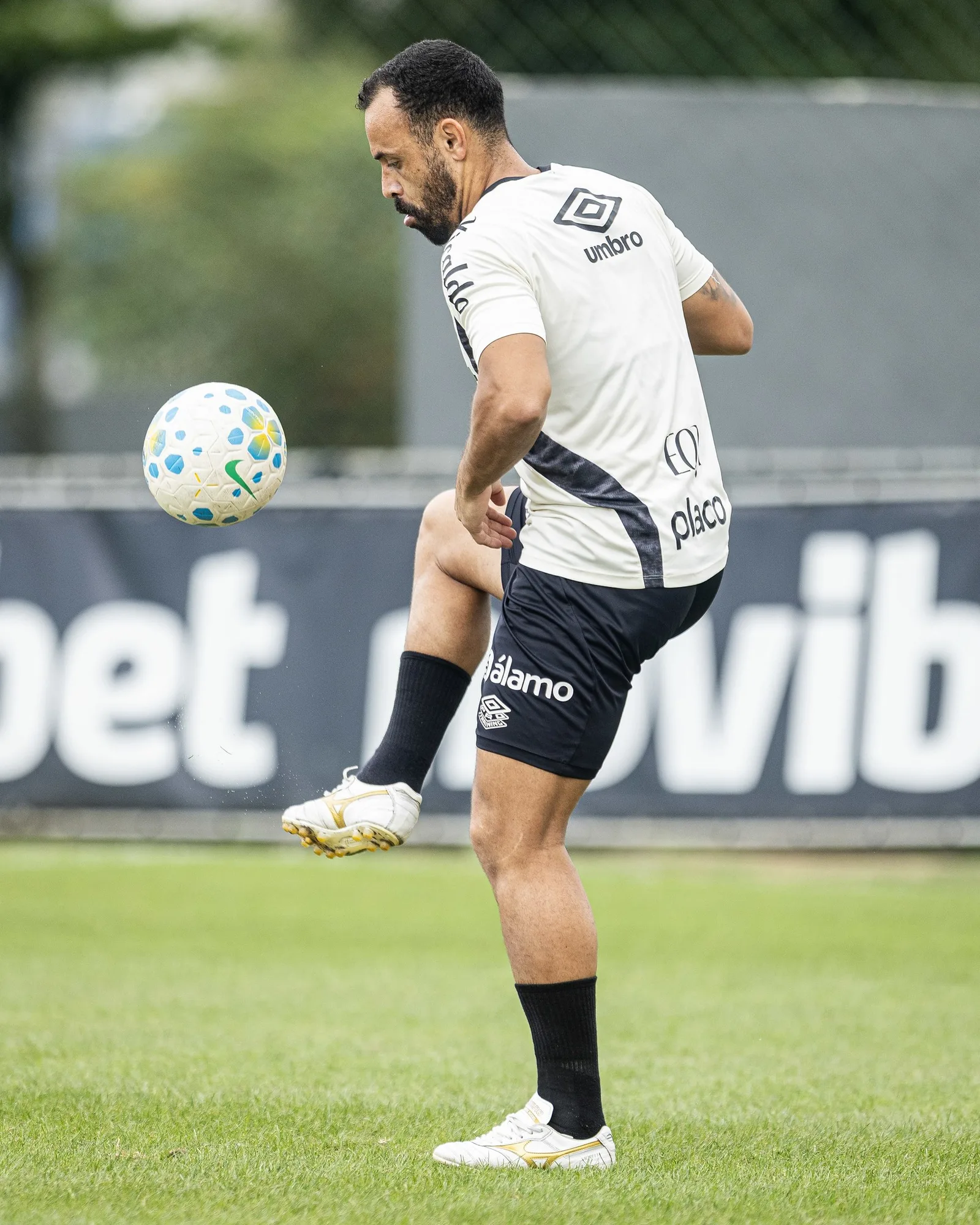 Moisés perde espaço no Santos após retorno do calendário