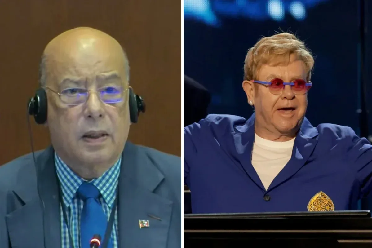 Falha técnica vaza comentário sobre Elton John em reunião da OEA