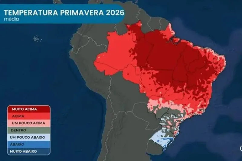 Primavera deve trazer calor intenso e chuva acima da média em São Paulo
