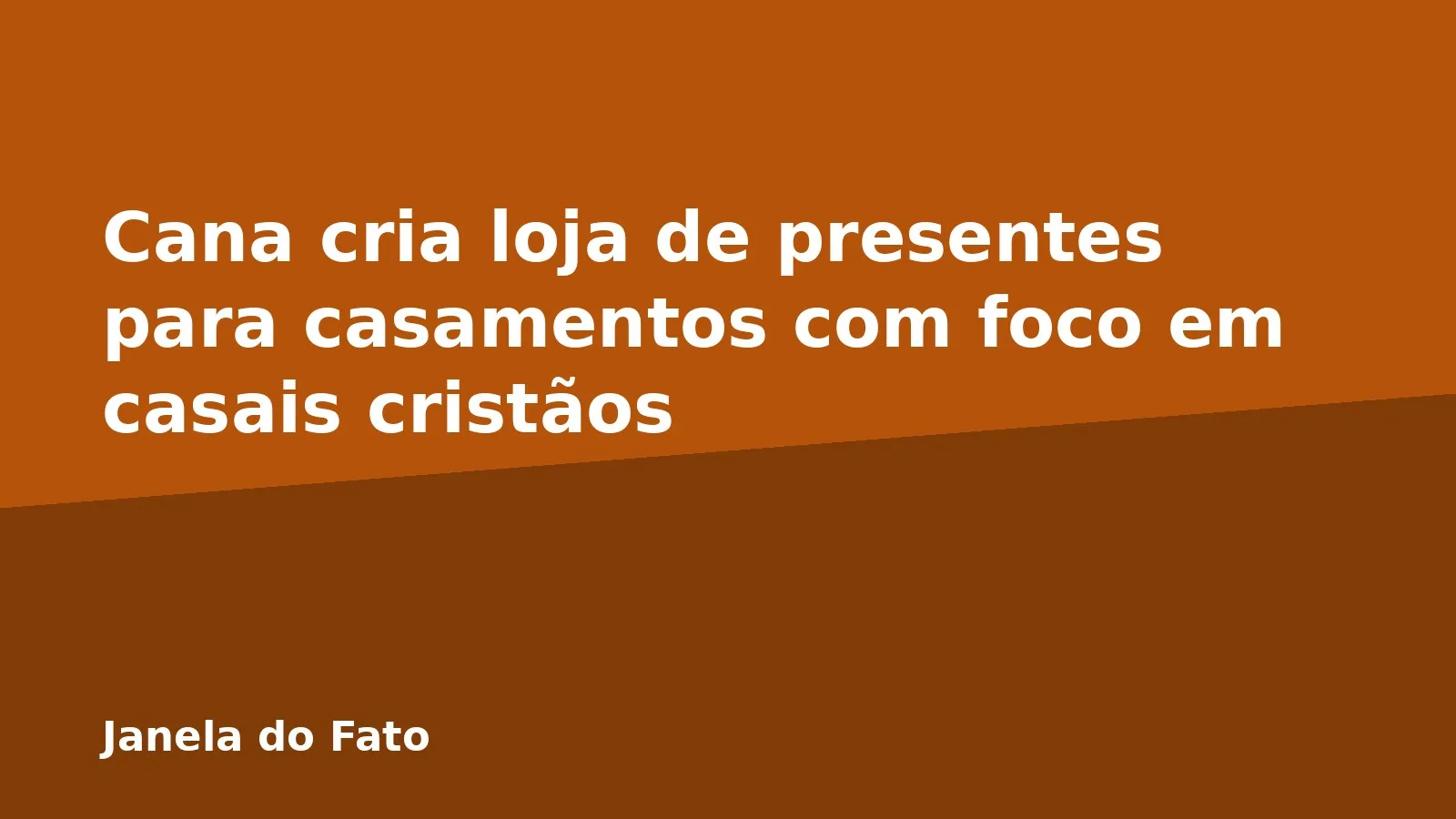 Cana cria loja de presentes para casamentos com foco em casais cristãos