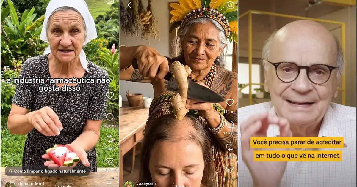 Avatares de saúde usam receitas falsas para atrair seguidores e vender produtos