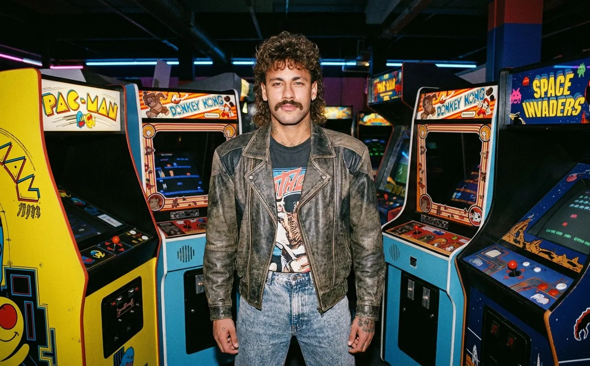 Inteligência Artificial transforma atletas e técnicos em personagens dos anos 80