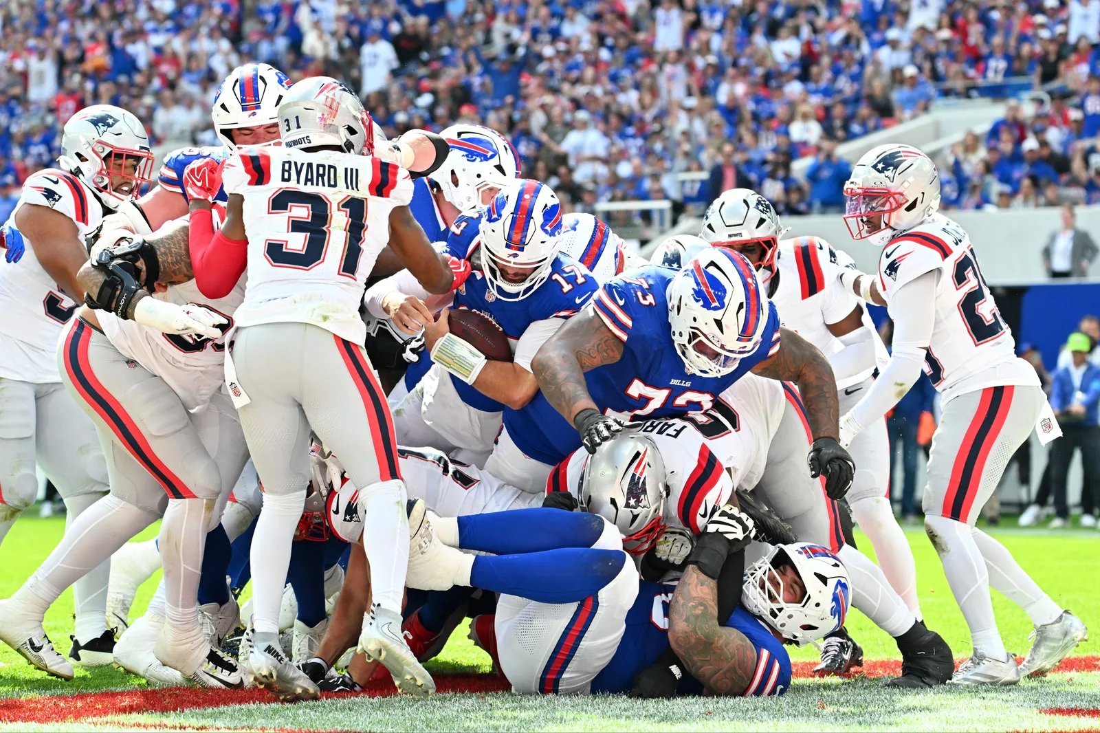 Interceptação no fim dá aos Patriots vitória sobre os Bills na Semana 4