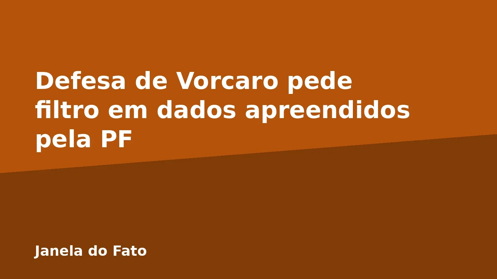 Defesa de Vorcaro pede filtro em dados apreendidos pela PF