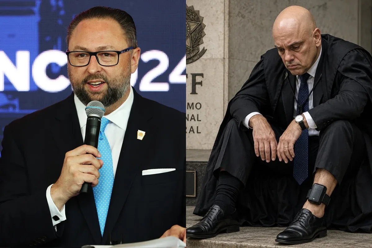 Jason Miller compartilha imagem de IA de Moraes com tornozeleira