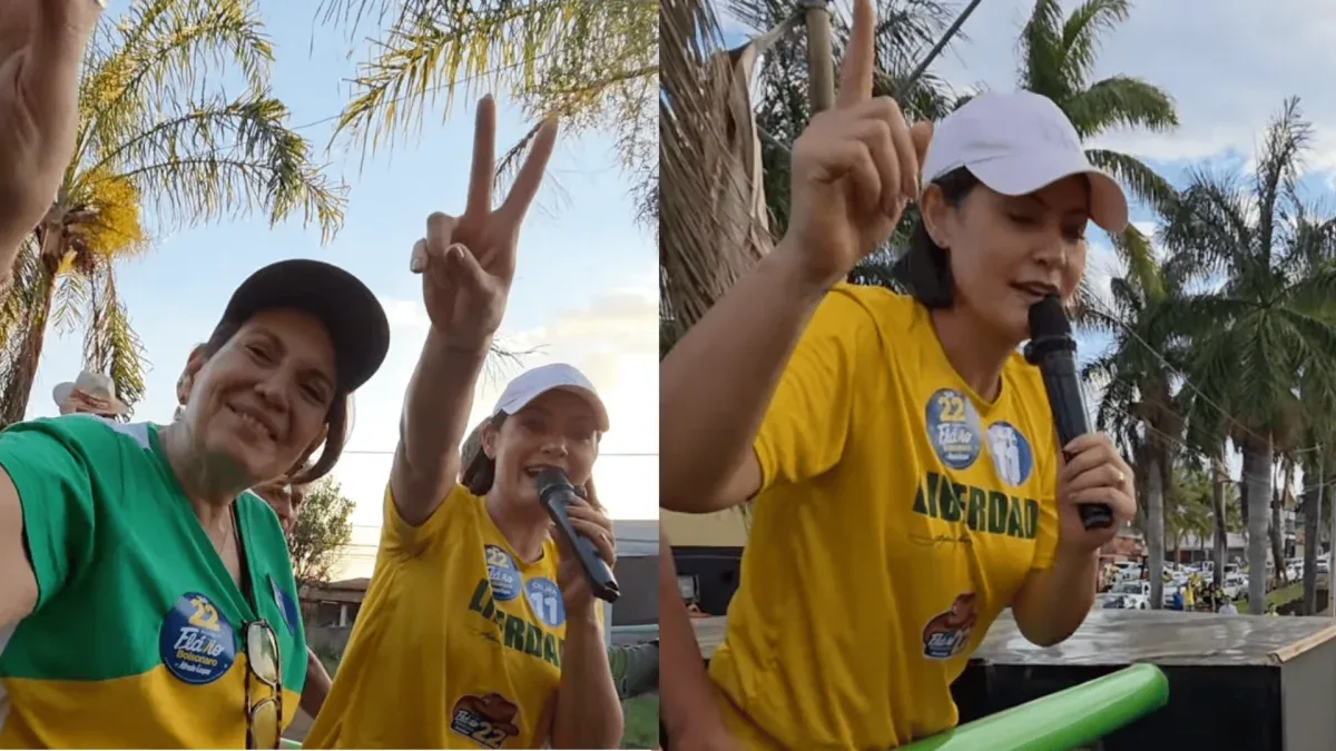Michelle pede vitória de Flávio Bolsonaro para soltar Jair Bolsonaro