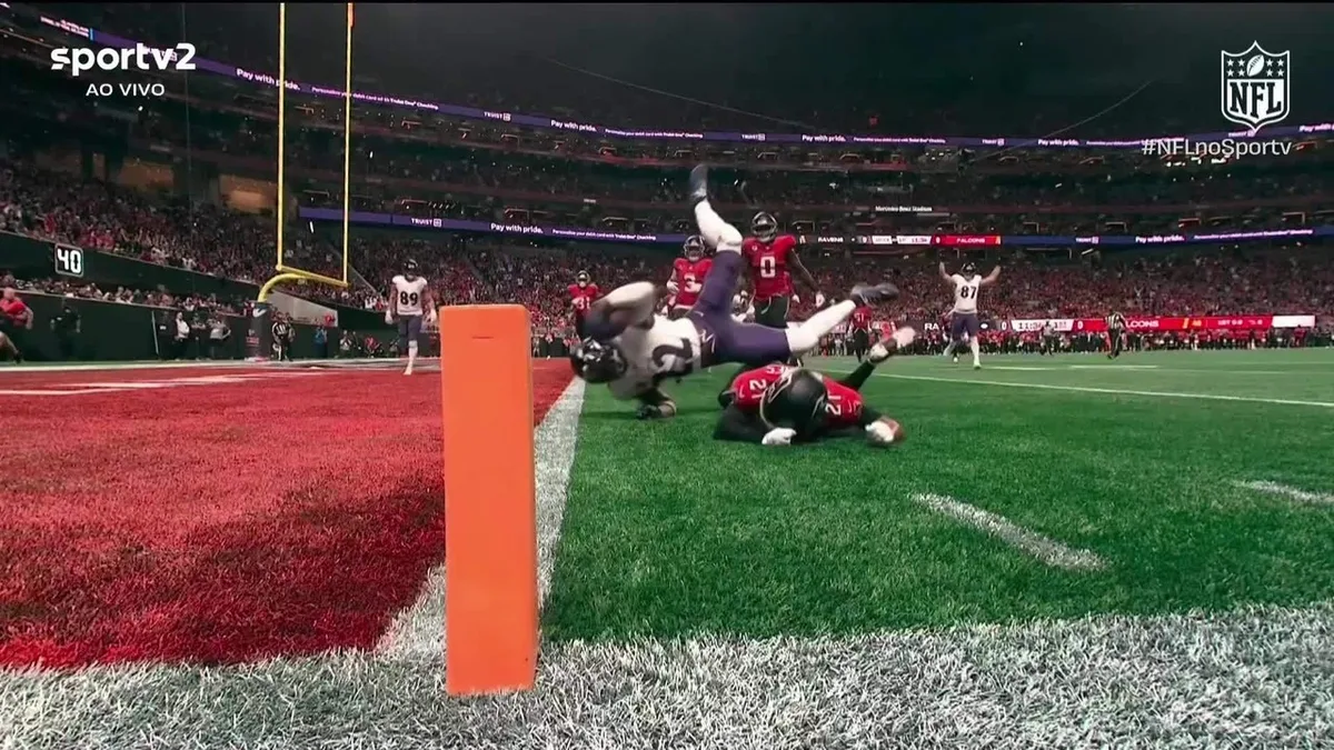 Ravens derrotam Falcons por 30 a 23 na prorrogação pela NFL