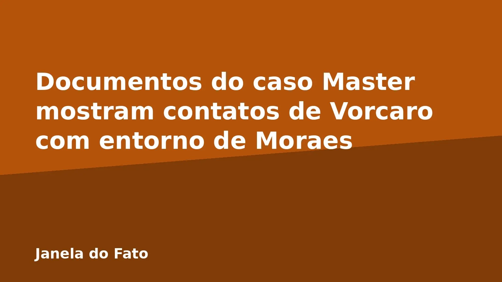 Documentos do caso Master mostram contatos de Vorcaro com entorno de Moraes