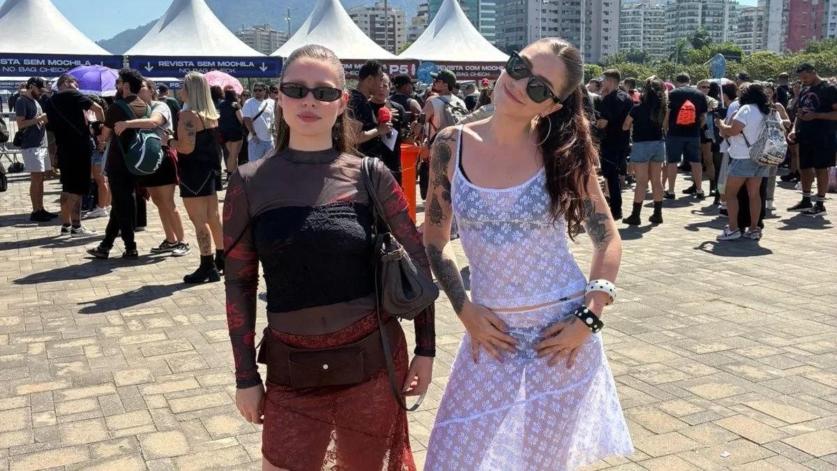 Calor leva fãs do Rock in Rio a apostar em renda, tule e peças customizadas