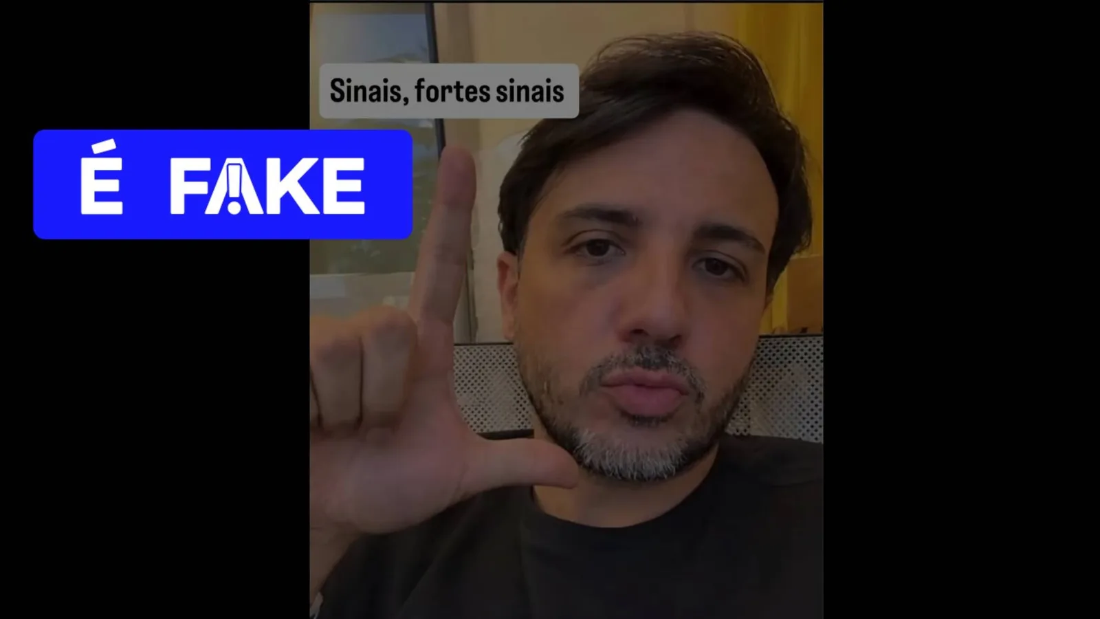 Assessoria de Renan Santos confirma montagem em imagem que circula nas redes