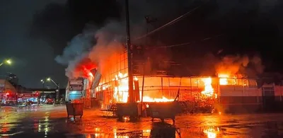 Ceagesp mantém funcionamento após incêndio que destruiu galpão em São Paulo