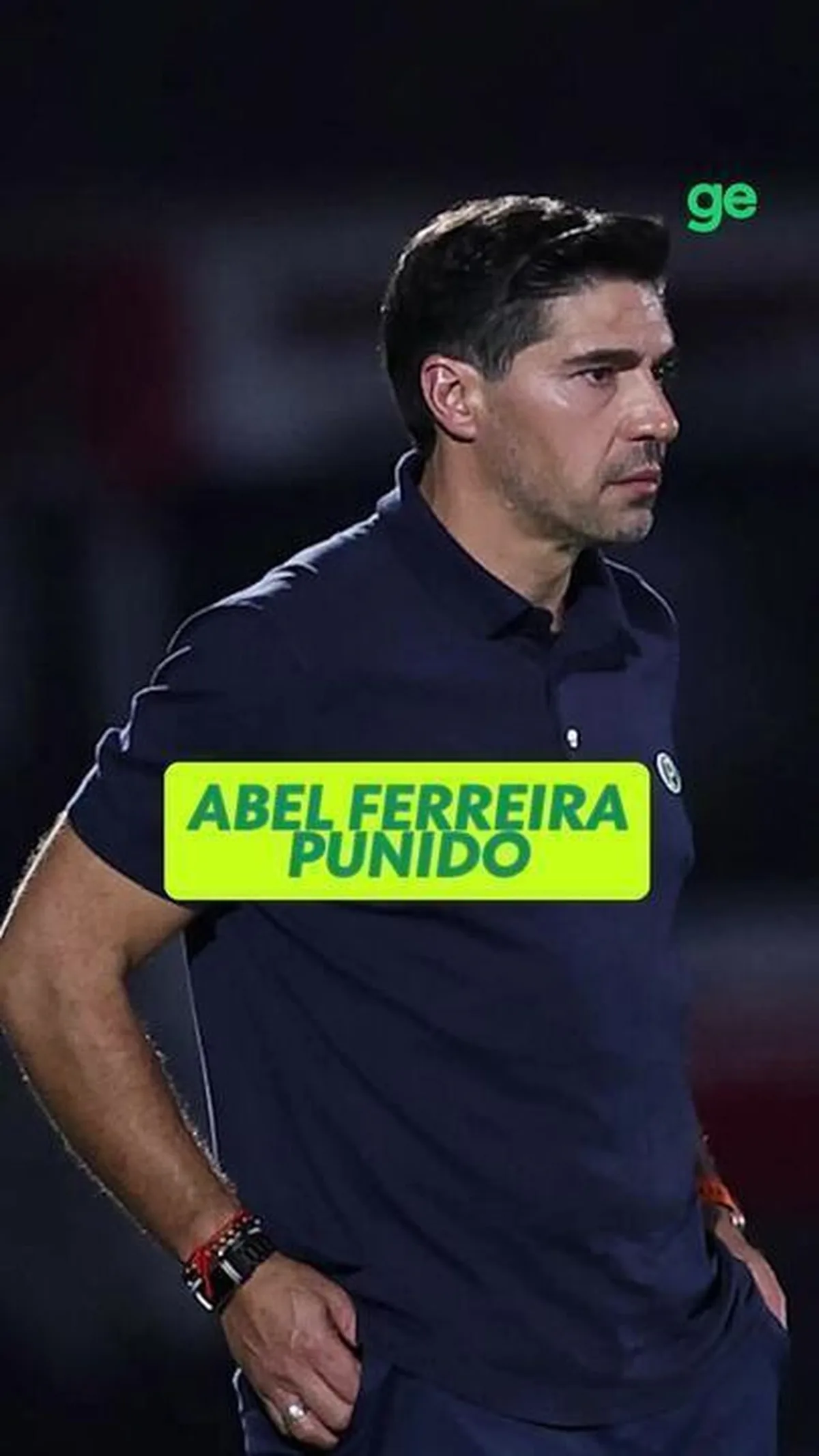 Palmeiras confia em reversão da suspensão de Abel Ferreira no STJD