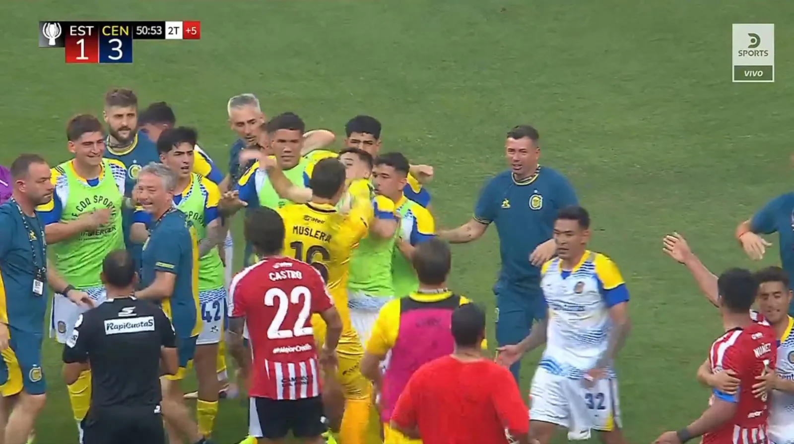 Rosario Central leva a Supercopa após gol decisivo e tumulto em La Plata