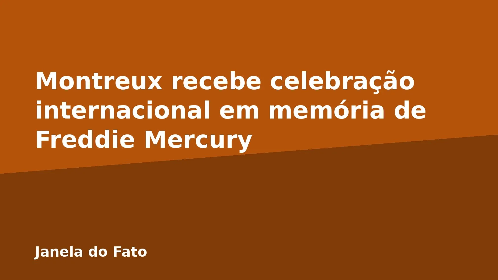 Montreux recebe celebração internacional em memória de Freddie Mercury