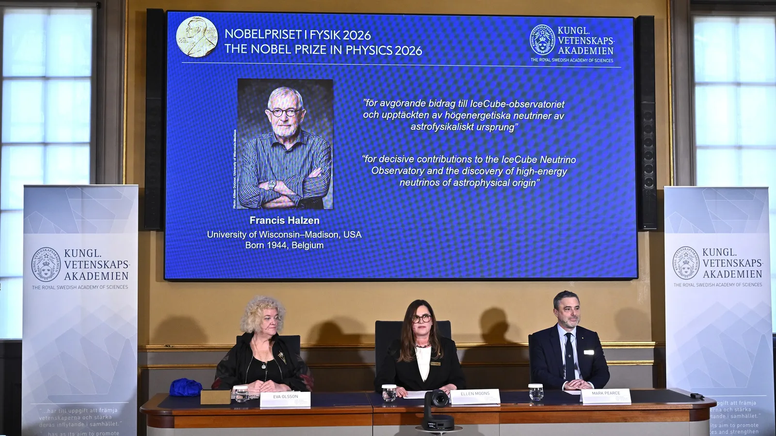 Francis Halzen vence Nobel de Física por detecção de neutrinos cósmicos